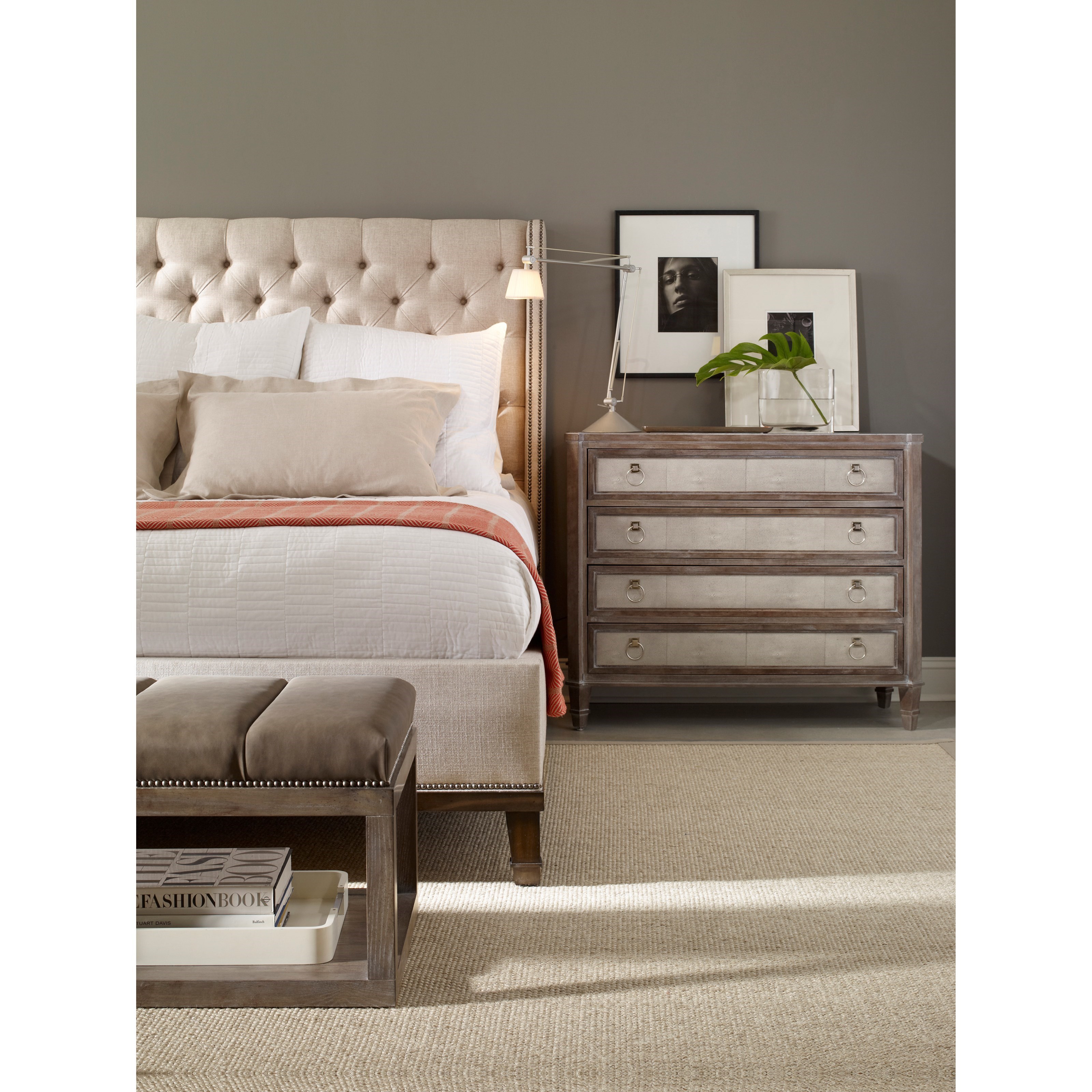 Vanguard Furniture Michael Weiss Cleo California King Tufted Bed